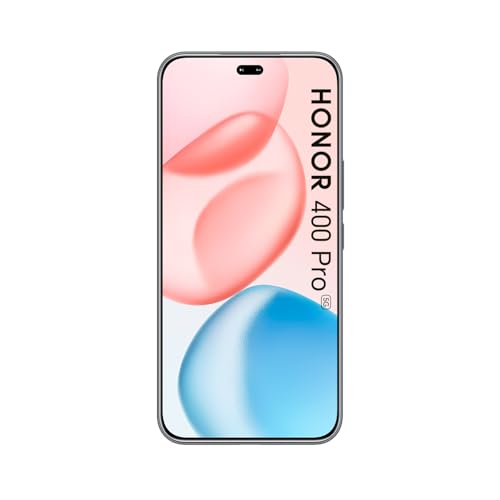 HONOR 400 Pro Unlocked 5G Smartphone, 200MP AI Super Zoom Camera,6.7 inch,12GB+512GB,5000nits Ultra Bright Display,IP69 Water Resistance,Dual SIM,Android 15,Midnight Black