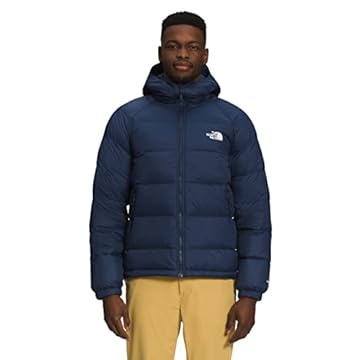THE NORTH FACE Jaqueta masculina acolchoada com capuz e estampa Hydrenalite, Summit Navy, XX-Large