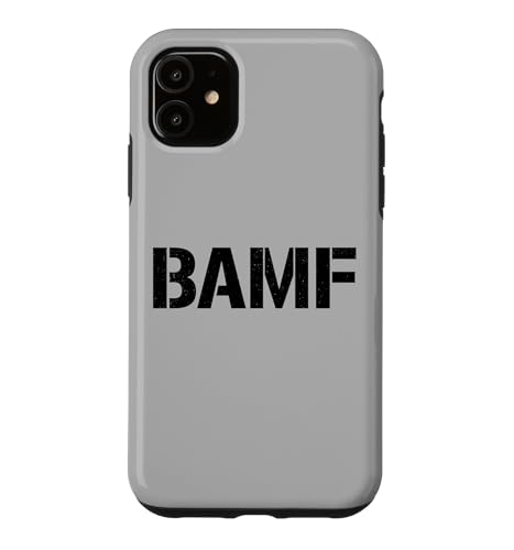 BAMF BADASS ATTITUDE �X�^�C�� T�V���c �X�}�z�P�[�X iPhone 11 �p