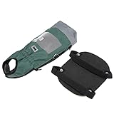 Cómodo: la ventilación de malla transpirable en la parte superior ayuda a la circulación de aire dentro de la bolsa de arrastre para perros, lo que hace que su mascota se sienta más cómoda. Puedes usar la bolsa de arrastre para perros en cuatro estaciones.