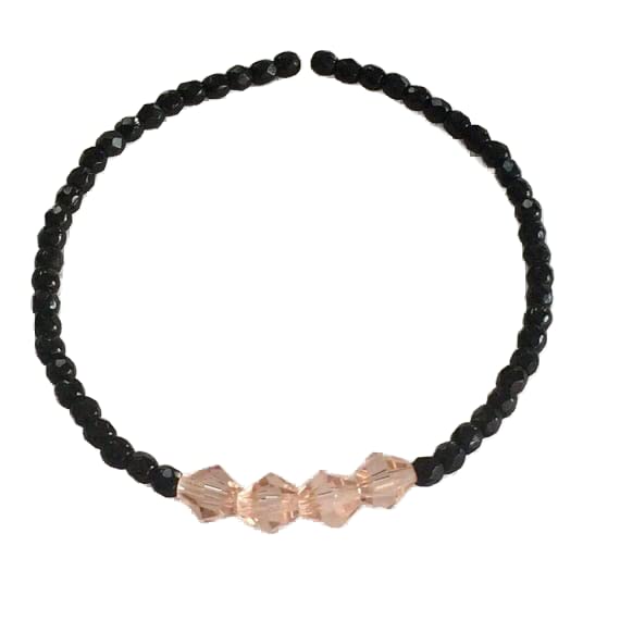 Bracelet bien-être en quartz rose pour méditation