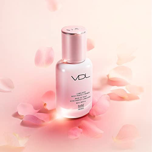 VDL-Pink-Tone-Up-Lumilayer-Rosy-Perfect-Primer-Makeup-Base-Glossy-Skin-Tone-Up-Moisturizing-Finish-Multi-Functional-All-in-One-Base-10-fl-oz-30-ml-Official-Japan-Product