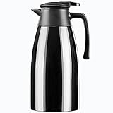 thermoskanne alfi 【Thermoskanne 2 liter mit Keramikeinsatz】 Im Gegensatz zu Edelstahl-Thermoskanne-Karaffe besteht unser Kaffeekanne-Einsatz aus hochwertiger Keramik.Gesünder.Keramik ist ein anorganisches Material, das reich an natürlichem Eisen und verschiedenen Thermospurenelementen wie Zink und Kalzium ist, die die menschliche Isolierung verbessern.Die Wärmeleitfähigkeit aus Keramik ist langsam, wodurch die Temperatur leichter gesperrt werden kann.Besserer Geschmack.Keramik hat eine starke Säure- und Alkalibeständigkeit und Korrosionsbeständigkeit, wodurch der ursprüngliche Kaffeegeschmack besser gesperrt werden kann.Spülmaschinenfest.
