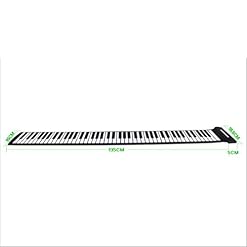 KUANDARM Piano Pliant Main Roll Piano, 88 Touches Rechargeable Roll Up Piano Clavier, Support MIDI, Instruments de Musique Pliants Idéal Cadeau pour Enfants Jouets Éducatifs Musique Débutant débutant - Les Beatles, Paul McCartney, John Lennon, RIngo Starr, George Harrison KUANDARM Piano Pliant Main Roll Piano, 88 Touches Rechargeable Roll Up Piano Clavier, Support MIDI, Instruments de Musique Pliants Idéal Cadeau pour Enfants Jouets Éducatifs Musique Débutant débutant – Image 6