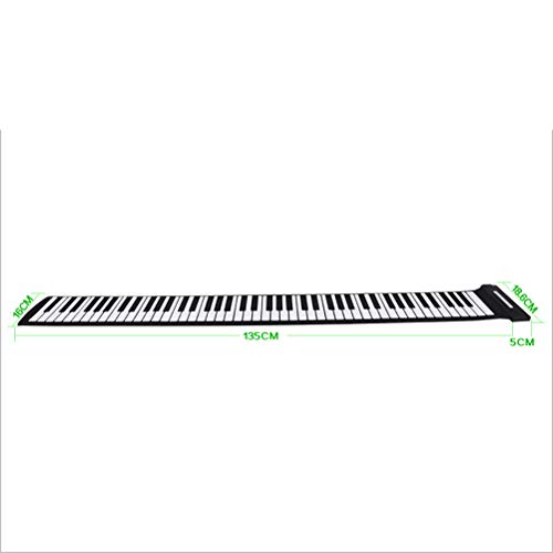 KUANDARM Piano Pliant Main Roll Piano, 88 Touches Rechargeable Roll Up Piano Clavier, Support MIDI, Instruments de Musique Pliants Idéal Cadeau pour Enfants Jouets Éducatifs Musique Débutant débutant - Les Beatles, Paul McCartney, John Lennon, RIngo Starr, George Harrison KUANDARM Piano Pliant Main Roll Piano, 88 Touches Rechargeable Roll Up Piano Clavier, Support MIDI, Instruments de Musique Pliants Idéal Cadeau pour Enfants Jouets Éducatifs Musique Débutant débutant – Image 7