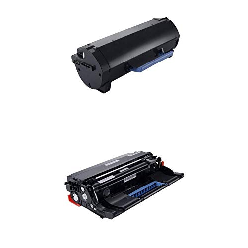 Dell M11XH Toner Cartridge B2360d/B2360dn/B3460dn/B3465dn/B3465dnf Laser Printers with Dell KVK63 Black Imaging Drum Kit B2360d/B2360dn/B3460dn/B3465dn/B3465dnf Laser Printers