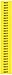 Brady 91936 Semiconductor & Chemical Pipe Markers, B-946, 1/2" Height X 2 1/4"W, Yellow On Black Pressure Sensitive Vinyl, Legend "Hot"