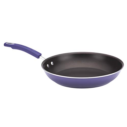 Rachael Ray Brights Nonstick Frying Pan / Fry Pan / Skillet - 12.5 Inch, Purple