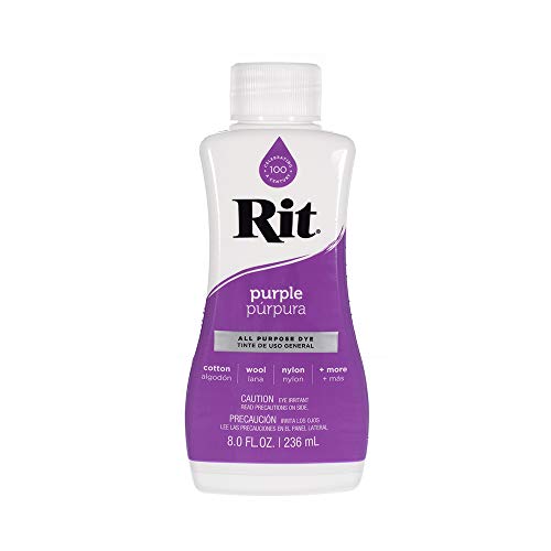 Craft County Rit Liquid Dye - Wide selection of colours - 236 ml Mauve, Purple