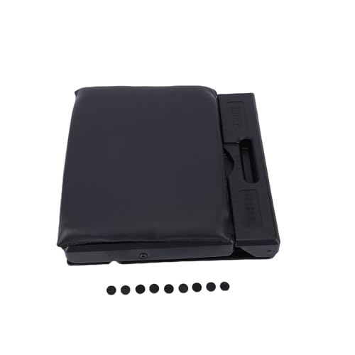 Tabouret repose-pieds antidérapant Wakects en acier avec coussin