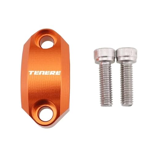 Lenkererhöhung Motorrad Lenkererhöhung Für Yamaha FZ1/N Für FAZER 2006-2018 Tenere 700 XTZ 2019-2021 Lenkererhöhungshalterung Klemmen Adapter Motorrad Lenker Riser Erhöhung(Orange 2)