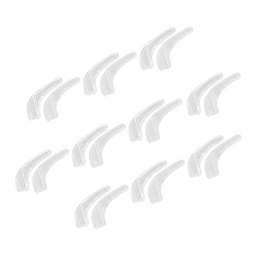 Tongina 20Pcs Sports Glasses Temple Tip Glasses Transparente Ear Hook Anti Slip Rack - M