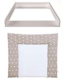 abwaschbare Oberflächen  Polini Kids Wickelaufsatz und Auflage für Hemnes Kommode Stars