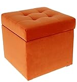✅ Perfecto para muchos estilos de decoración, desde glamour y bohemio, hasta habitaciones eclécticas y clásicas. Este puf acentúa el carácter de cualquier habitación y le aporta practicidad y elegancia.