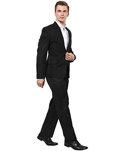 Image of hangup Men's Cotton Blend Formal Suit-Dress Set