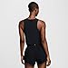 Women's AeroSwift Women's Dri-FIT ADV Cropped Running Tank Top (010 - Black/White)