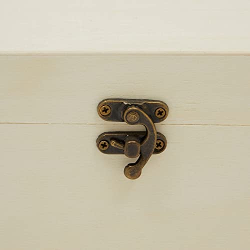 Juvale 5 Pack Unfinished Wooden Boxes With Hinged Lids Arts And Crafts, Wood Storage Boxes To Paint (Natural, 5 Assorted Sizes) #TOP5