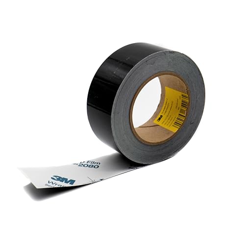 scheibentoenungPRO 3M HIGH Gloss 56,42€/m² 5cm x 22,86m Chrome Delete Tape - Zierleisten Folie Schwarz glänzend