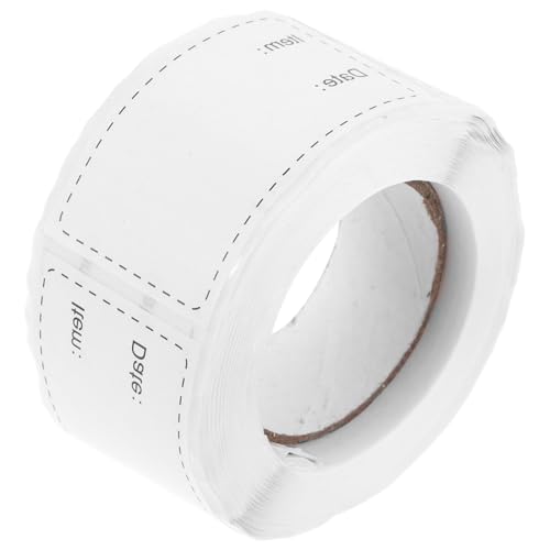 LOLIPPYY 剥せる防水食品保存ラベル 冷蔵庫 冷凍庫用 キッチン収納ステッカー 食材容器 瓶 パントリー整理用手書き可能