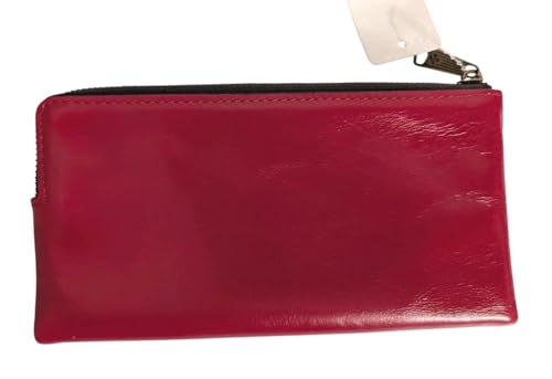 Patricia Nash Prassa Leather RFID Wallet, 7.25L x 1W x 3.75H inches, Full-Size with Multiple Card Slots, Magnetic Snap Closure (Rosewood)2