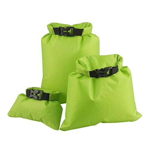 Inzopo 3-teiliges Set S bis L wasserdichte Trockensäcke Sack Beutel Kanu Schwimmen Camping Wandern Cover