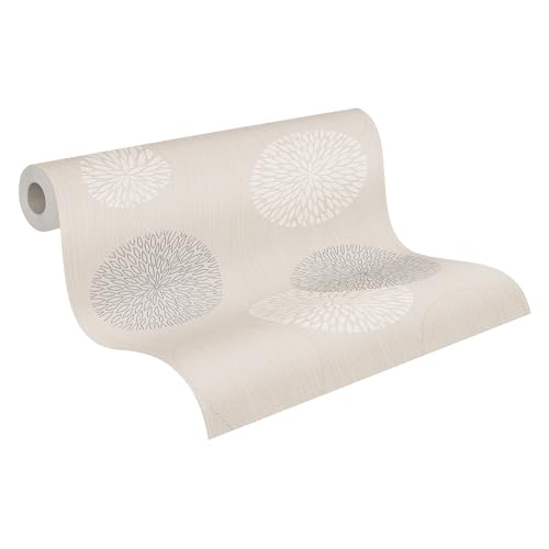 A.S. Création Best of 937912 93791-2 Papier peint intissé Motif floral Beige marron - 10,05m x...