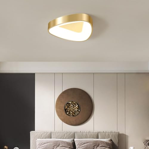 Plafonnier LED triangle moderne avec télécommande luminaire de plafond chic salon - 3