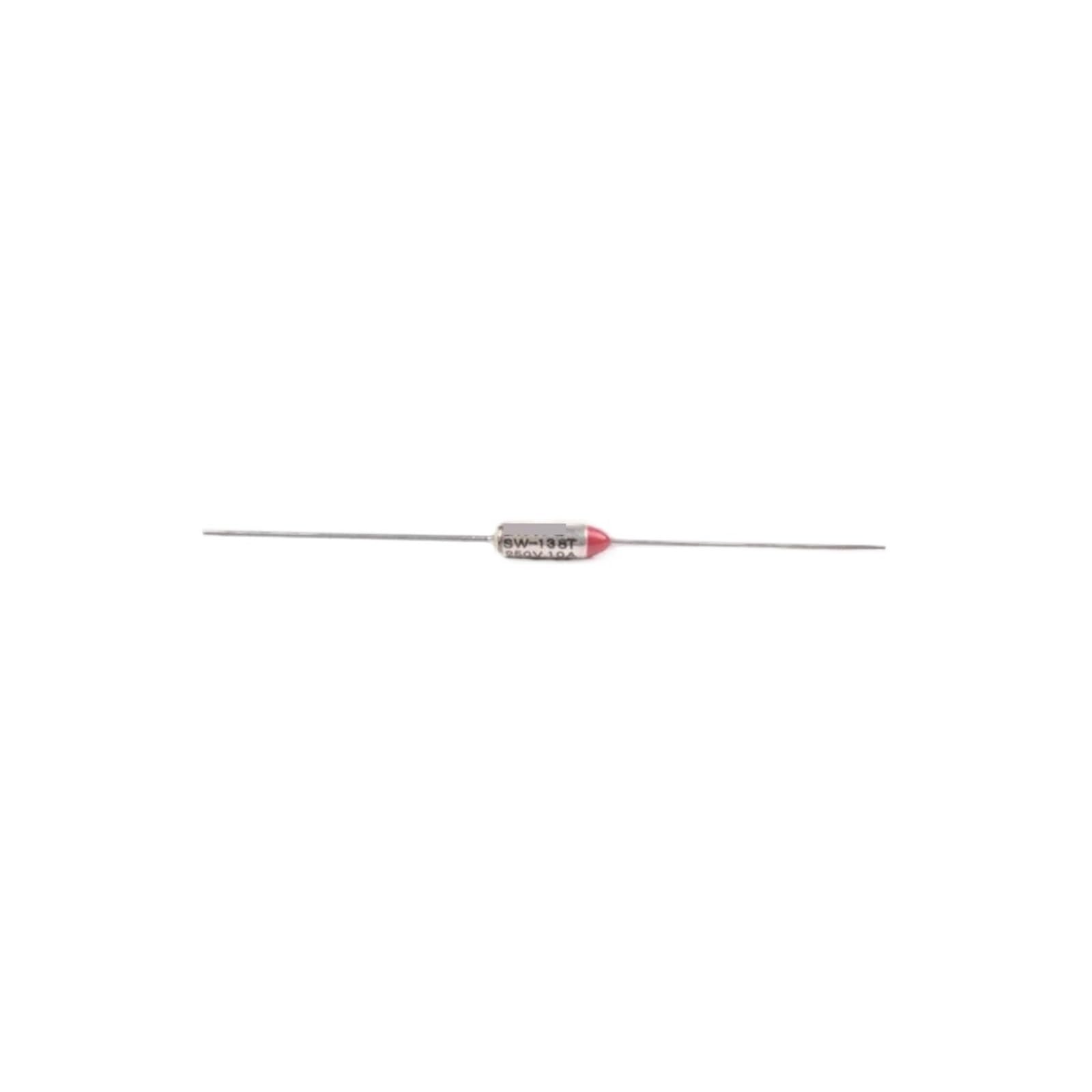 MEIFUUDWPJG 100Pcs SW-138T Microtemp Thermal Fuse Cutoff 144℃ 10A 250V 144 Degree