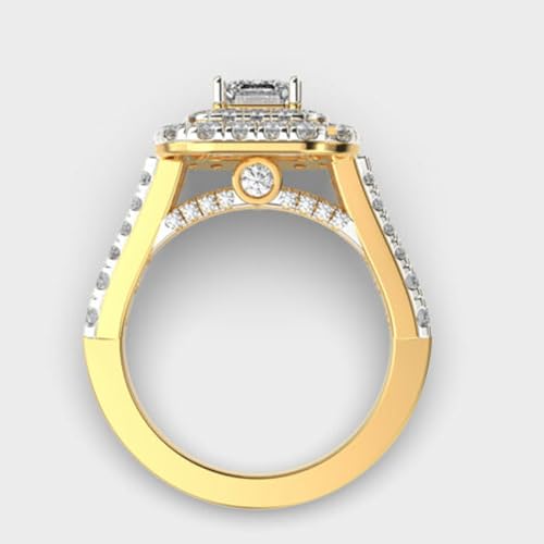 Bague d'éternité moissanite pour sublimer vos tenues de soirée chic en argent 925