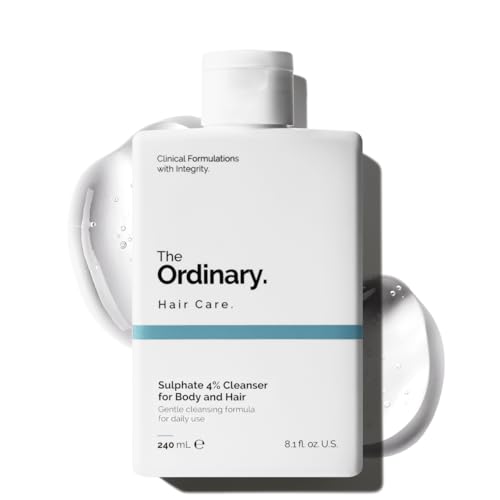 The Ordinary Sulphate 4% Cleanser for Body and Hair — Gentle Daily Cleansing for All Skin and Hair Types, 8.1 Fl Oz