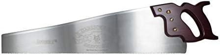 Lynx Garlick Taytools Thomas Flinn British 26” Crosscut Saw with Taper Ground Blade, Stained Beech Handle 10 TPI Filed for Cross Cutting