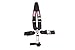 SFI 16.1 Harness, 3" Lap, 3" Roll Bar Mount, 2" Sub All Snap Ends HOT PINK