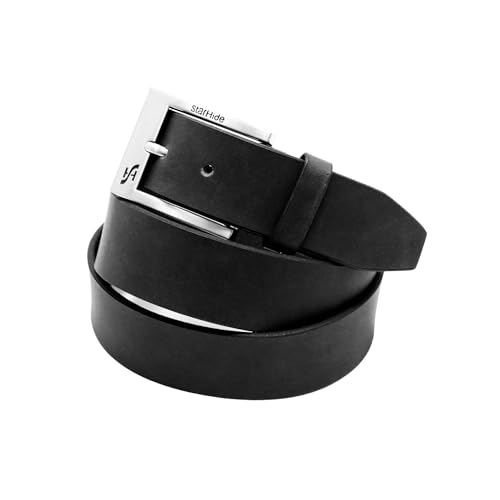 Ceinture cuir vachette pleine fleur StarHide fait main pour homme chic