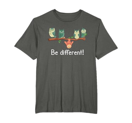 Be different - Chouettes hiboux Hibou des marais T-Shirt