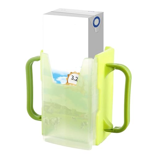Support de carton de lait – Support pour boîtes à lait, anti-déversement et porte-boisson télescopique pour sacs de jus, sachets alimentaires et boissons, idéal pour un usage domestique