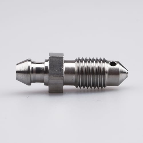 Image of Stainless Steel Metric Bleed Nipple Screw -3AN AN3 Front Brake Caliper Clutch Fitting Natural