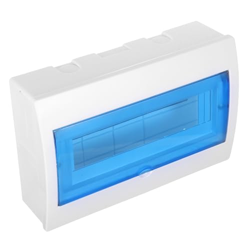 WHAMVOX Caja de Distribución Eléctrica Resistente de Plástico para Circuitos Estanca Carril Din Protección contra Agua y Polvo para Uso Comercial y Residencial