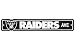 NFL Oakland Raiders Plastic Street Sign