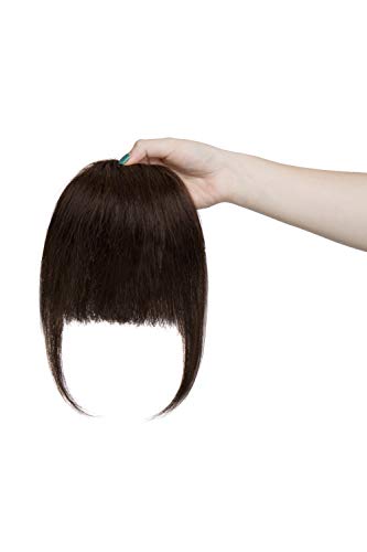Clip In Bangs Hair Extensions 25g #02 Brown