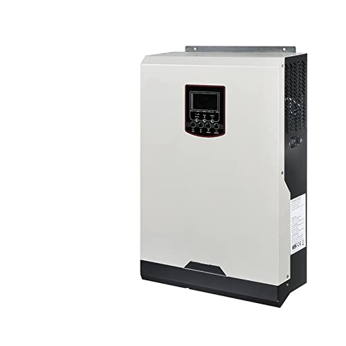 Rwtriibn Inversor Híbrido Solar De 5500 W, Controlador De Carga Solar Integrado De 4000 W, Entrada Fotovoltaica Amplia De 120 V-500 V Cc 100 A Con Cargador De 80 A 5500w Grey Rwtriibn Inversor Híbrido Solar De 5500 W, Controlador De Carga Solar Integrado De 4000 W, Entrada Fotovoltaica Amplia De 120 V-500 V Cc 100 A Con Cargador De 80 A 5500w Grey