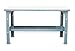 Strong Hold - T7236-AL-UHMW - Bolted Workbench, Polyethylene, 36 in Depth, 30 in to 40 in Height, 72 in Width, 10, 000 lb Load Capa