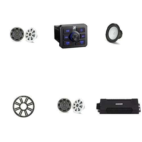 Kicker Power Sports Bundle, Bluetooth, 5 Canales, 10" Subwoofer