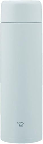 Zojirushi SM-GA60-HL Water Bottle, Seamless Stopper, Large Capacity, 20.3 fl oz (600 ml), Screw, Stainless Steel Mug, Ice Gray, Integrated Washer, Easy to Clean, 2 Pieces Only