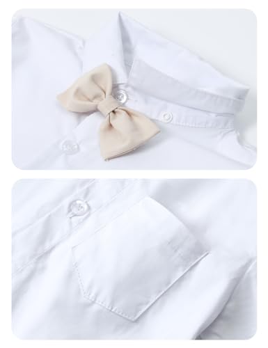 Image of A&J DESIGN Baby Boys Gentleman Suit, 2Pcs Outfit Shirt & Pants