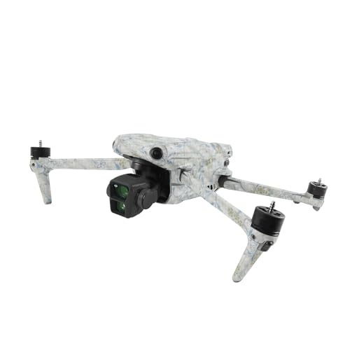 Image of MightySkins Carbon Fiber Skin Compatible with DJI Air 3 - Jasmine | Protective, Durable Textured Carbon Fiber Finish | Easy to Apply, Remove, and Change Styles
