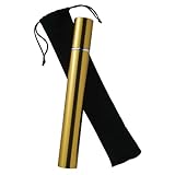 Elegant Scattering Capsules | Travel-Ready Keepsake Tubes for Cremated Ashes, Beautiful and Personalized Memorial Containers for Honoring Loved Ones with Dignity (Gold (1 Count))