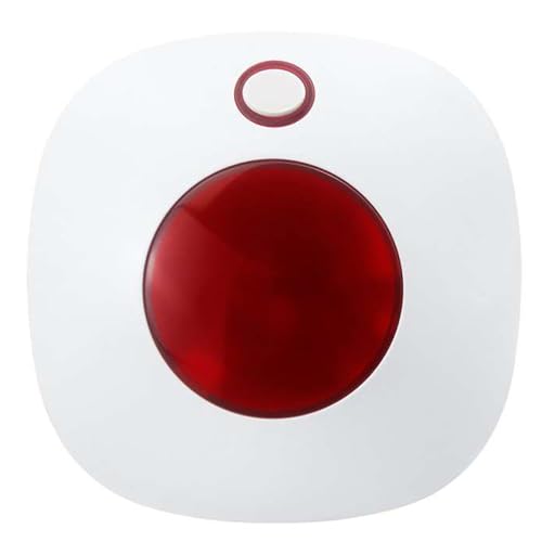 OSI Wireless Alarm Strobe Siren (Gen 2) - Accessory for OSI Smart Alarm System (Gen 2) ,Wi-Fi Wireless Strobe Siren, Plugs into Electrical Outlet, 8 Hour Back-up Lithium Battery