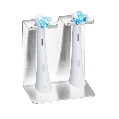 YYBO Support Brosse a Dent Electrique, Porte Brosse à Dents Mural ou Placement sur Le Bureau, Support de Tête de Brosse à Dents Electrique, Rangement Brosse a Dent...