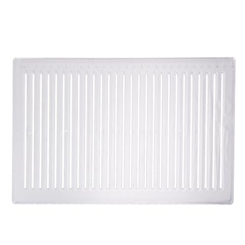 NUOLUX 免??ソフト硬質透明画線定規 間隔付き 多用途測定ツール 学生 教員向け簡単使用可能