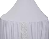 Tissus de haute qualité Ciel de lit princesse pour enfants, berceau, château rond, tente de jeu, tente de jeu, intérieur ou extérieur, décoration de maison, coin de lecture, toile en mousseline de soie